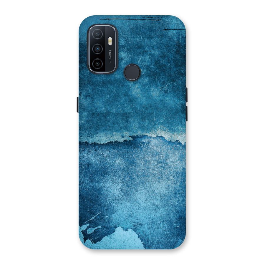 Blue Paint Wall Back Case for Oppo A32