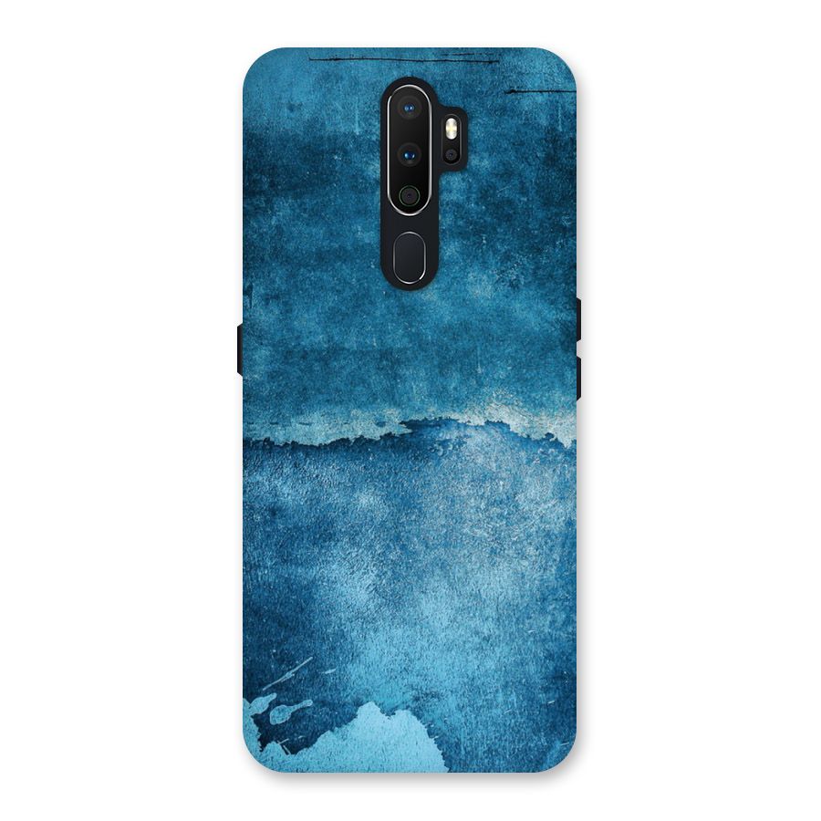 Blue Paint Wall Back Case for Oppo A5 (2020)