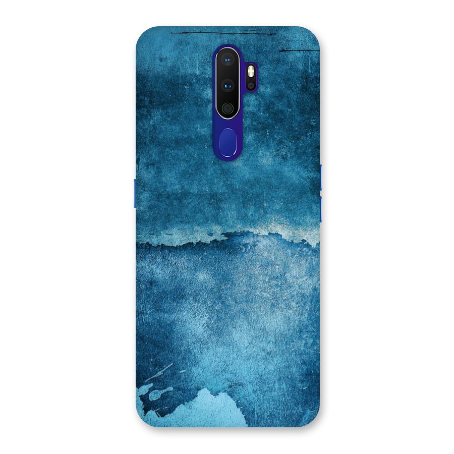 Blue Paint Wall Back Case for Oppo A9 (2020)