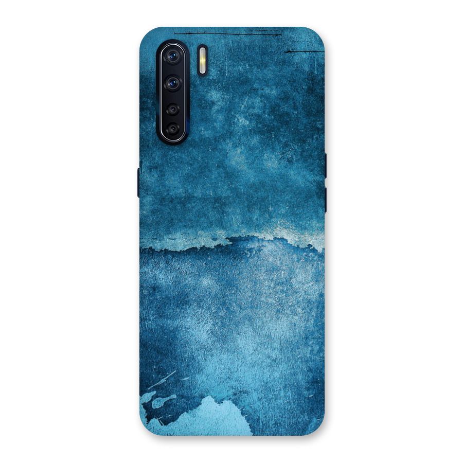 Blue Paint Wall Back Case for Oppo F15