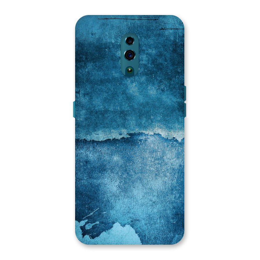 Blue Paint Wall Back Case for Oppo Reno
