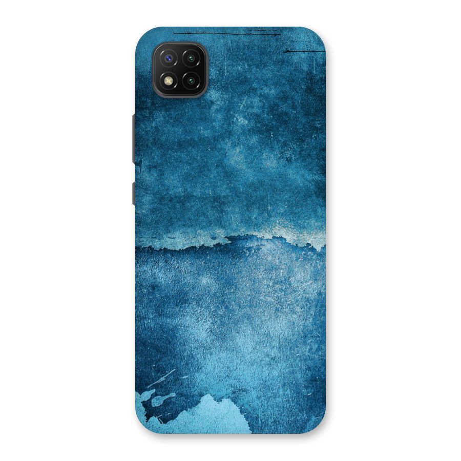 Blue Paint Wall Back Case for Poco C3