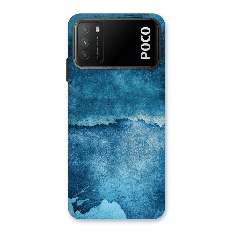 Blue Paint Wall Back Case for Poco M3