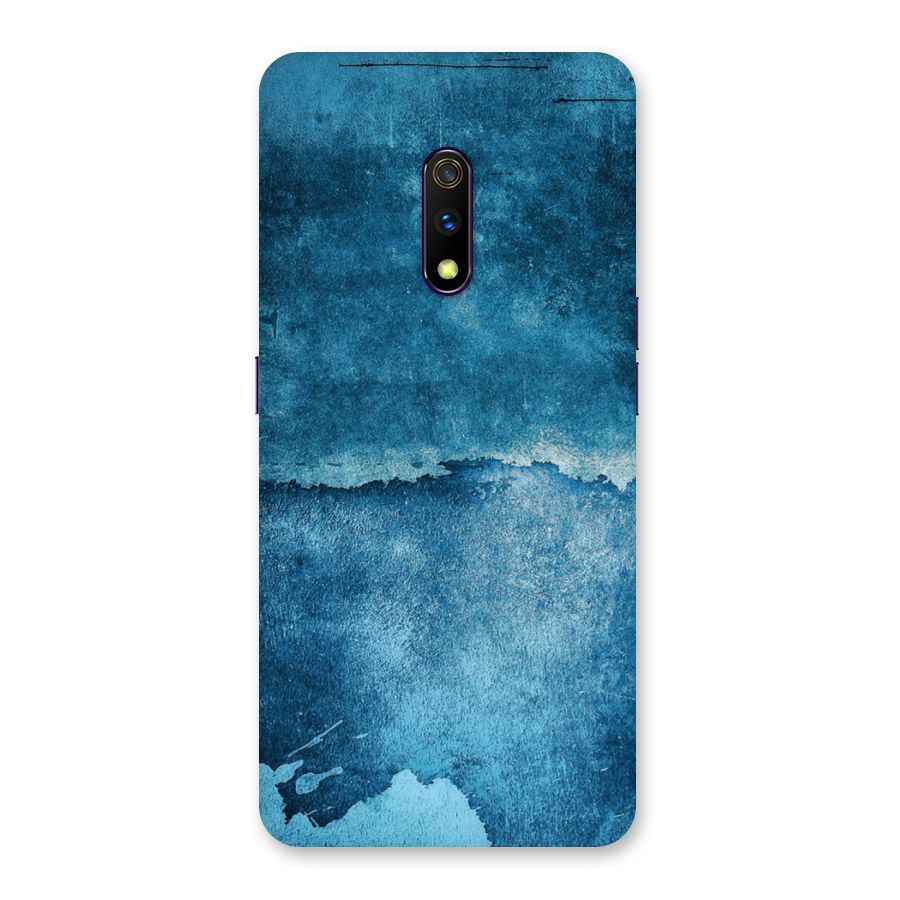 Blue Paint Wall Back Case for Realme X