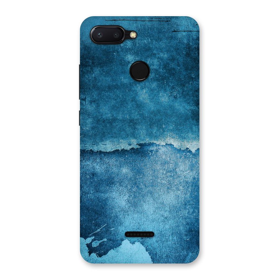 Blue Paint Wall Back Case for Redmi 6