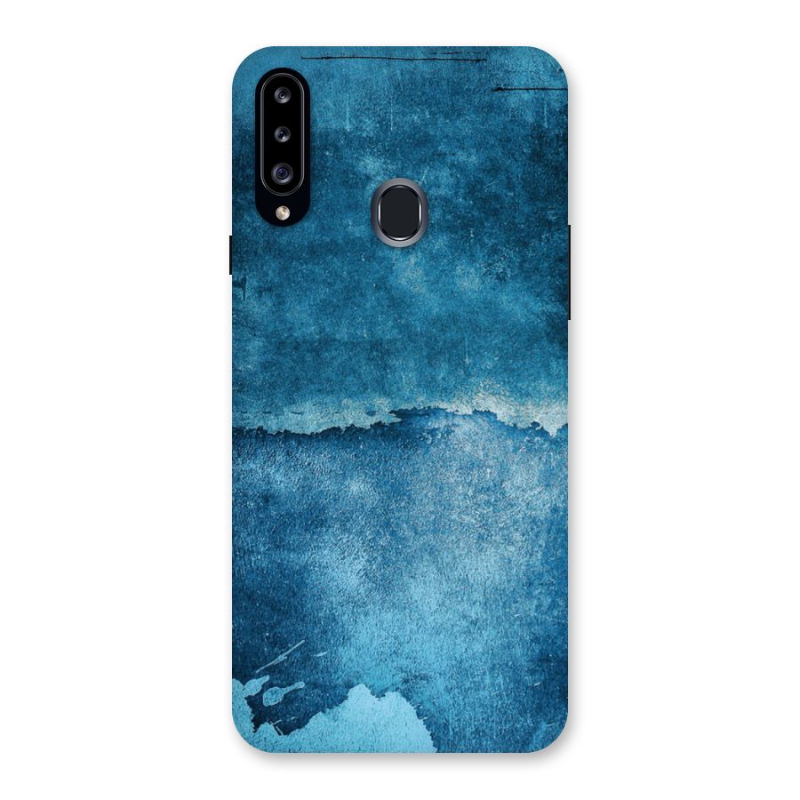Blue Paint Wall Back Case for Samsung Galaxy A20s