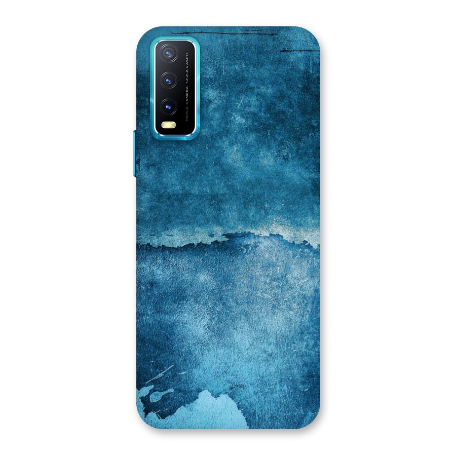 Blue Paint Wall Back Case for Vivo Y20A