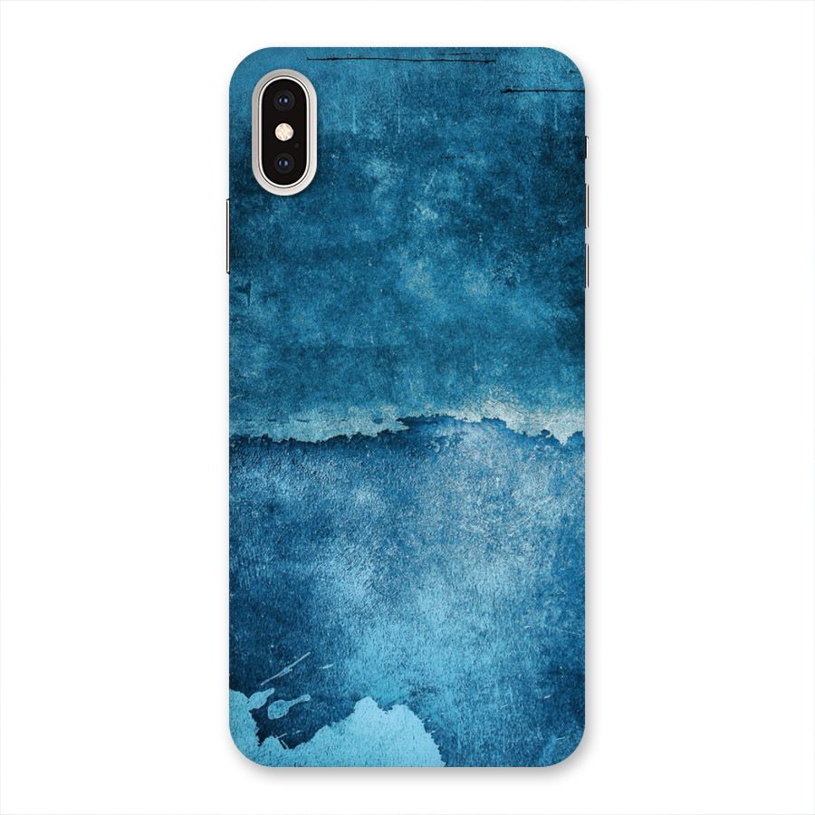 Blue Paint Wall Back Case for iPhone XS Max