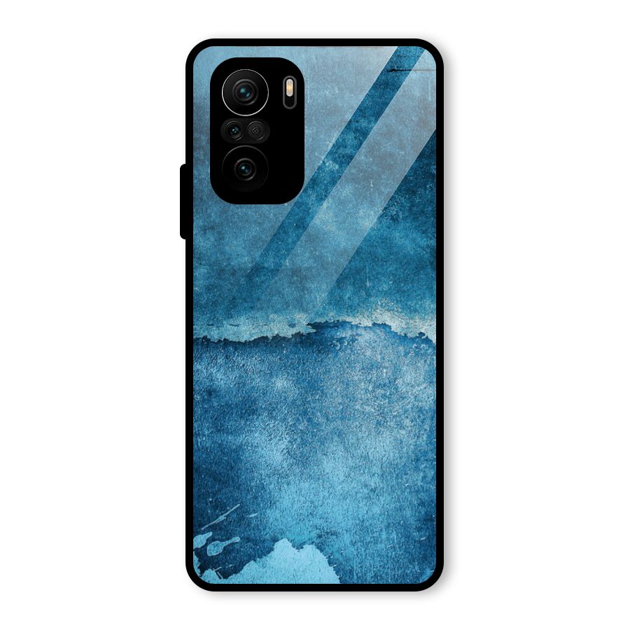 Blue Paint Wall Glass Back Case for Mi 11X Pro