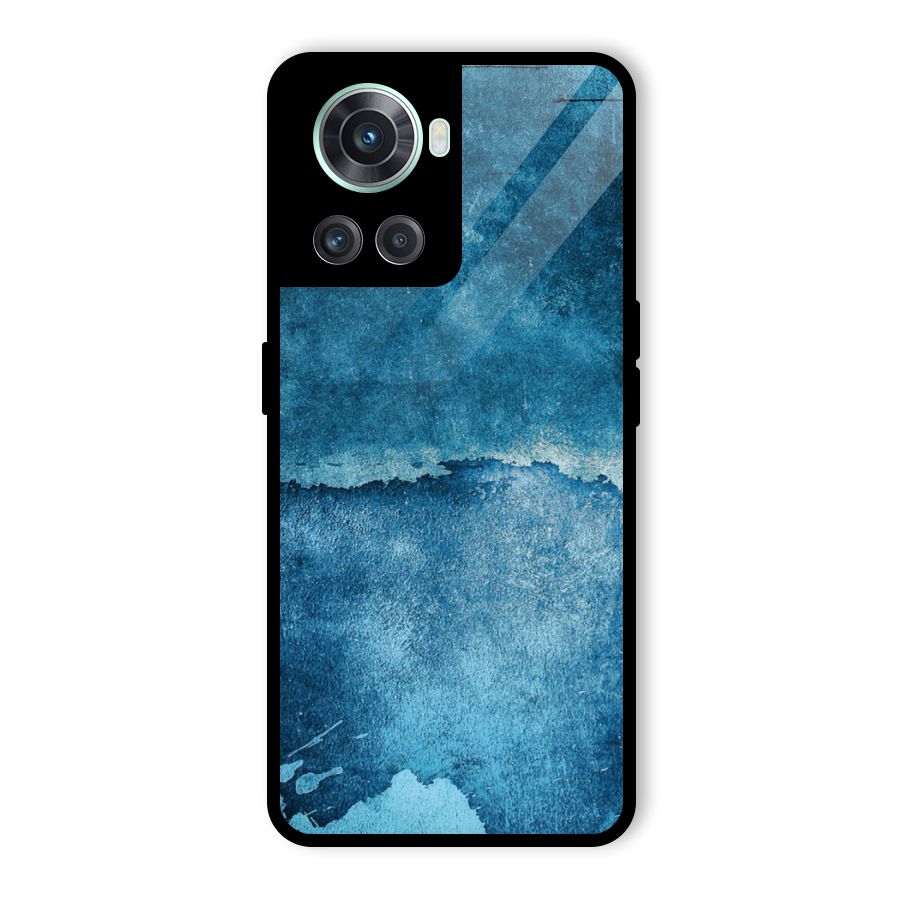 Blue Paint Wall Glass Back Case for OnePlus 10R
