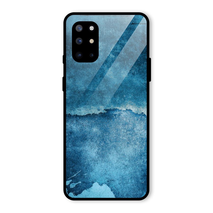 Blue Paint Wall Glass Back Case for OnePlus 8T