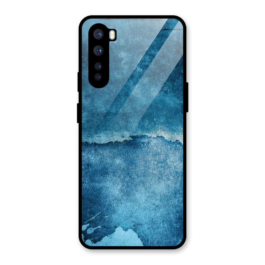 Blue Paint Wall Glass Back Case for OnePlus Nord