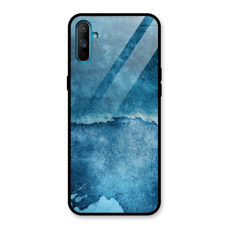 Blue Paint Wall Glass Back Case for Realme C3
