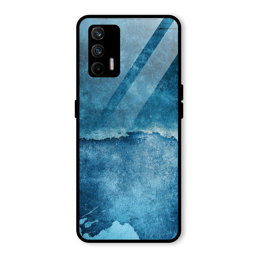 Blue Paint Wall Glass Back Case for Realme GT 5G