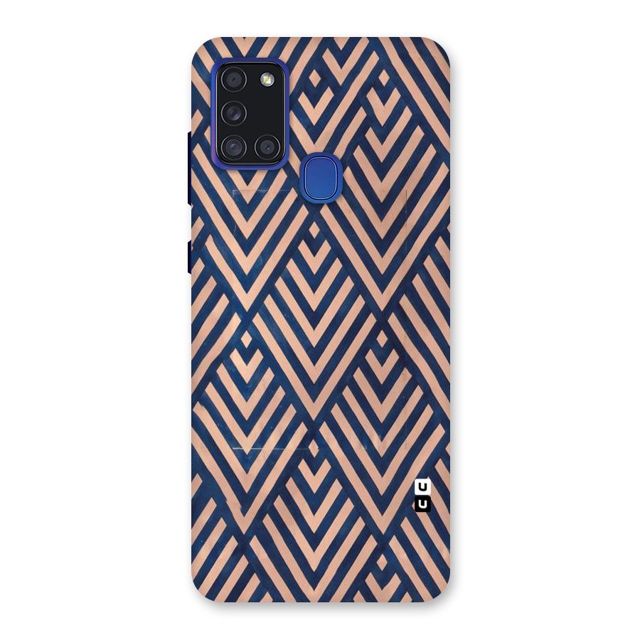 Blue Peach Back Case for Galaxy A21s