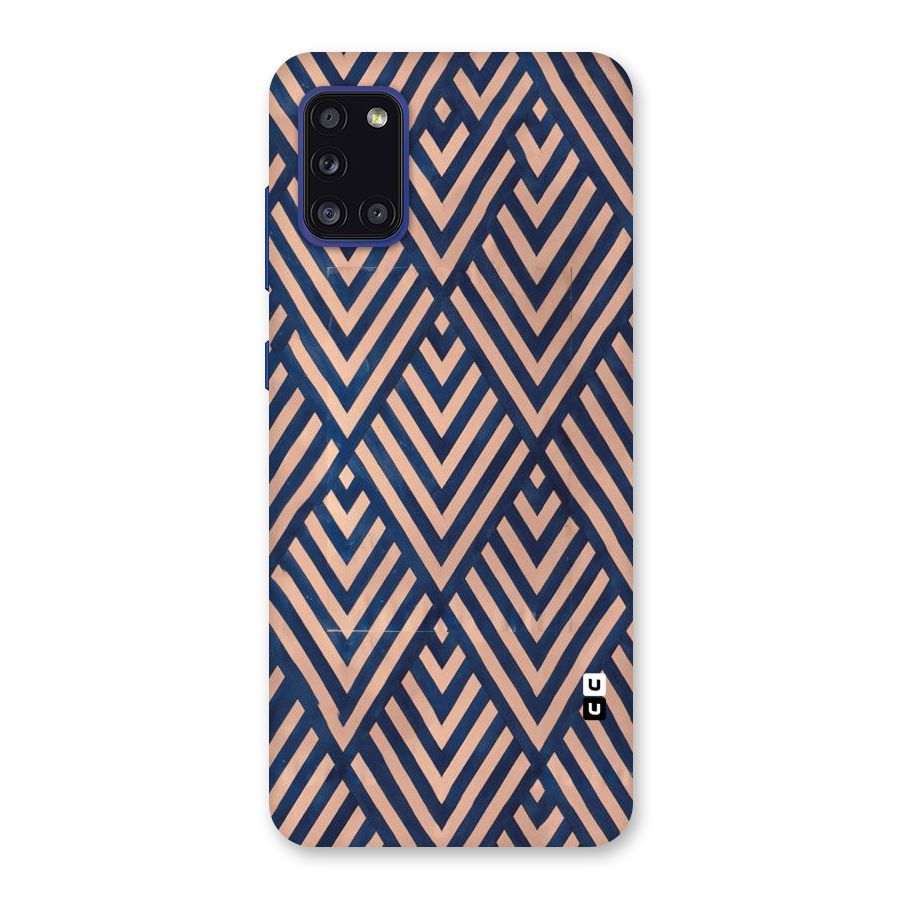 Blue Peach Back Case for Galaxy A31