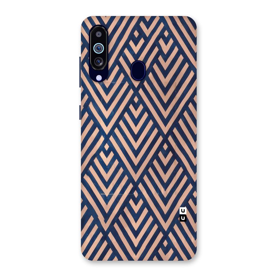 Blue Peach Back Case for Galaxy A60