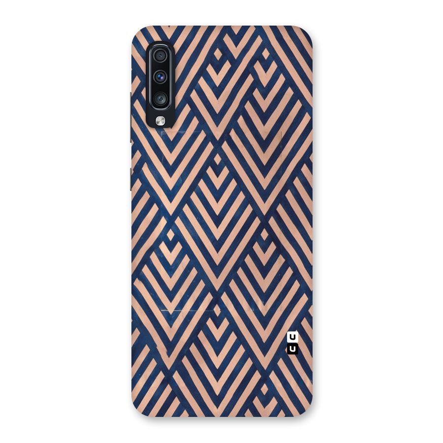 Blue Peach Back Case for Galaxy A70
