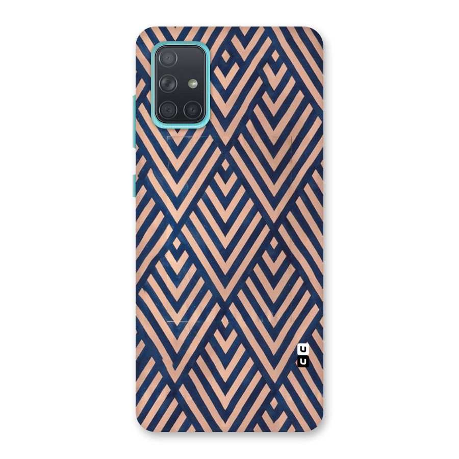 Blue Peach Back Case for Galaxy A71