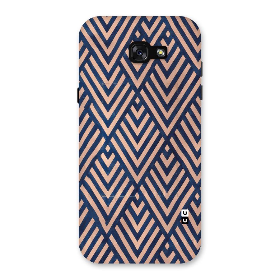 Blue Peach Back Case for Galaxy A7 (2017)