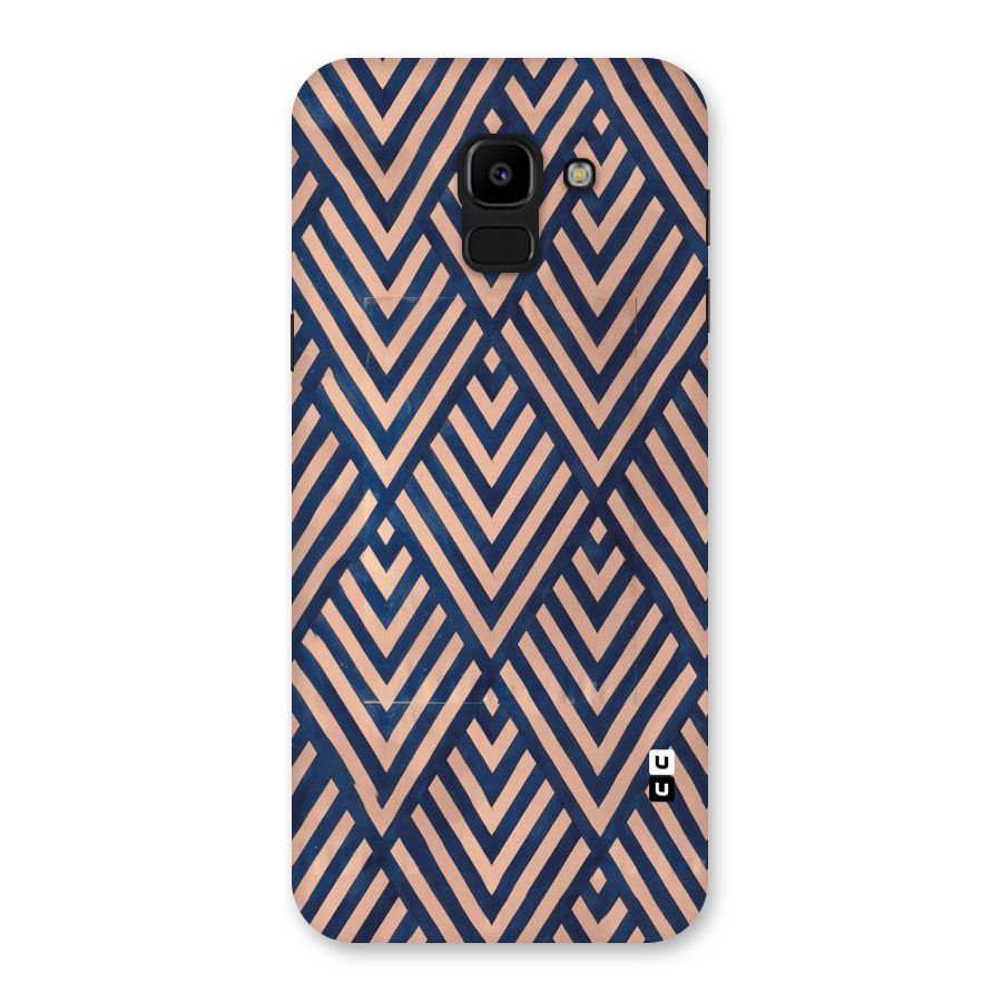 Blue Peach Back Case for Galaxy J6