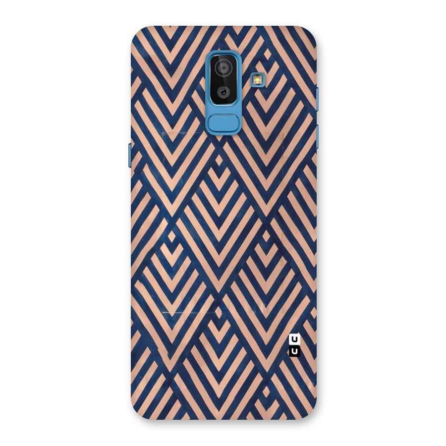 Blue Peach Back Case for Galaxy J8