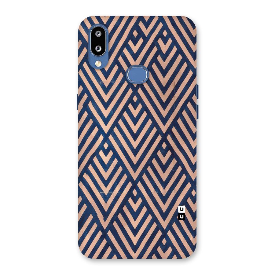 Blue Peach Back Case for Galaxy M01s