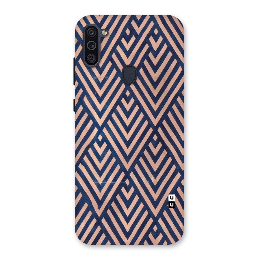 Blue Peach Back Case for Galaxy M11