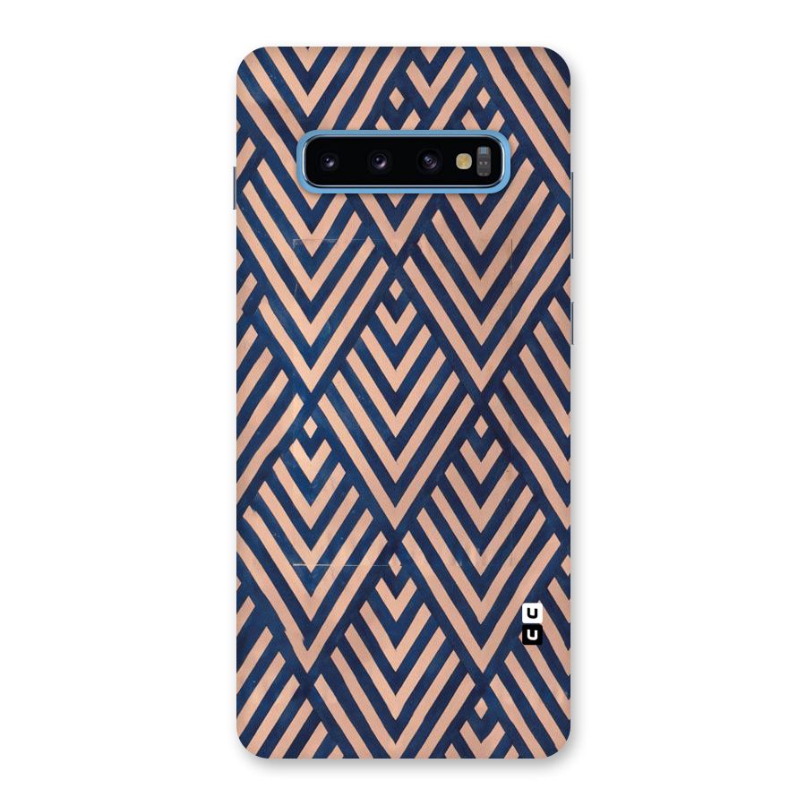 Blue Peach Back Case for Galaxy S10 Plus