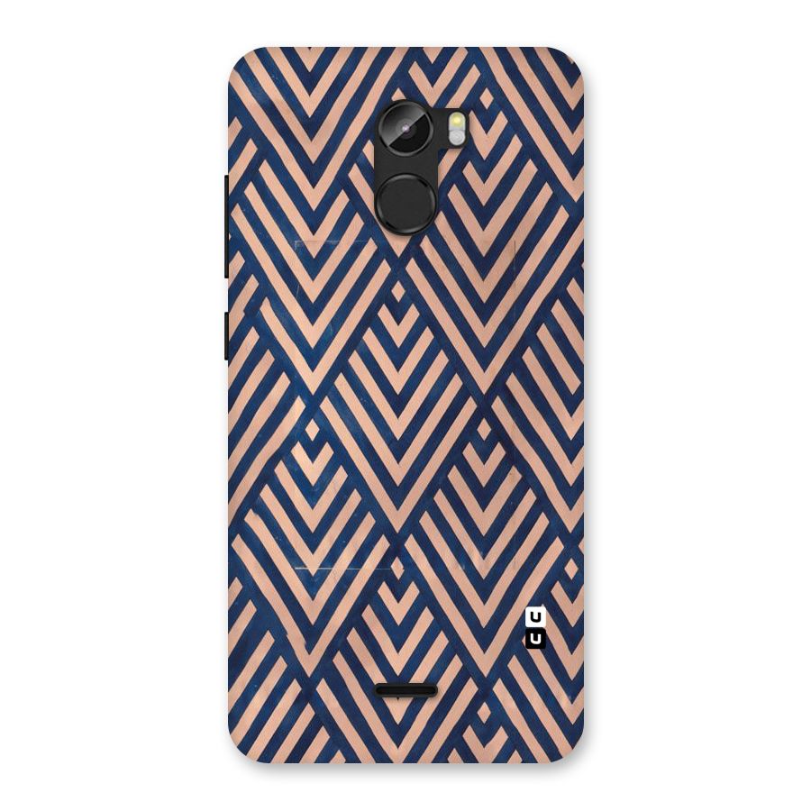 Blue Peach Back Case for Gionee X1