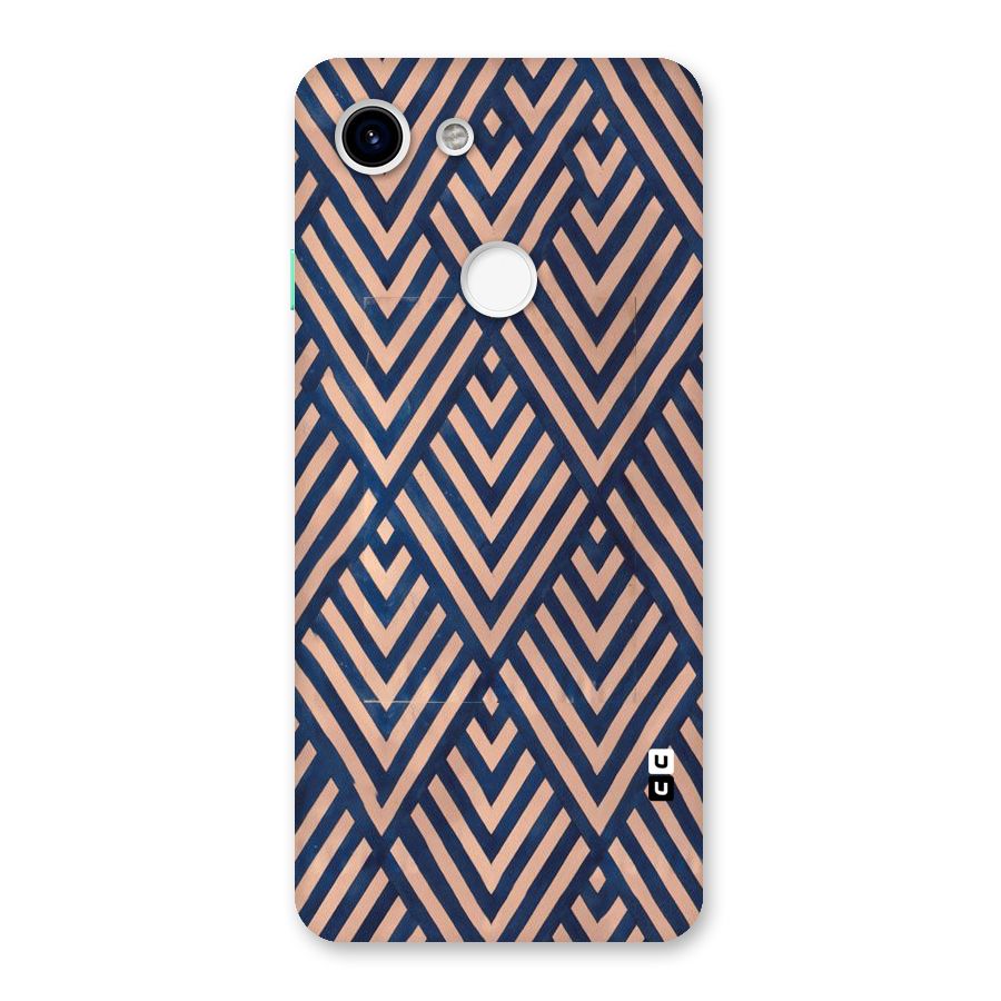 Blue Peach Back Case for Google Pixel 3