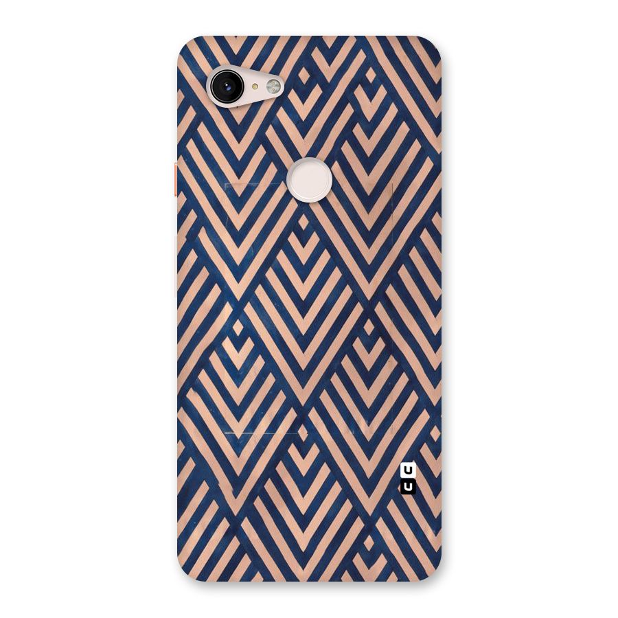 Blue Peach Back Case for Google Pixel 3 XL