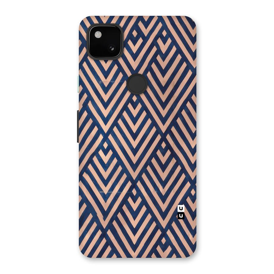 Blue Peach Back Case for Google Pixel 4a