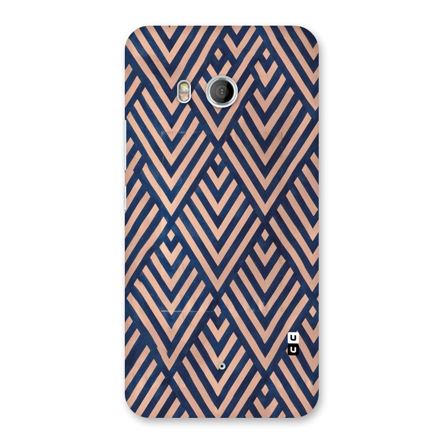 Blue Peach Back Case for HTC U11