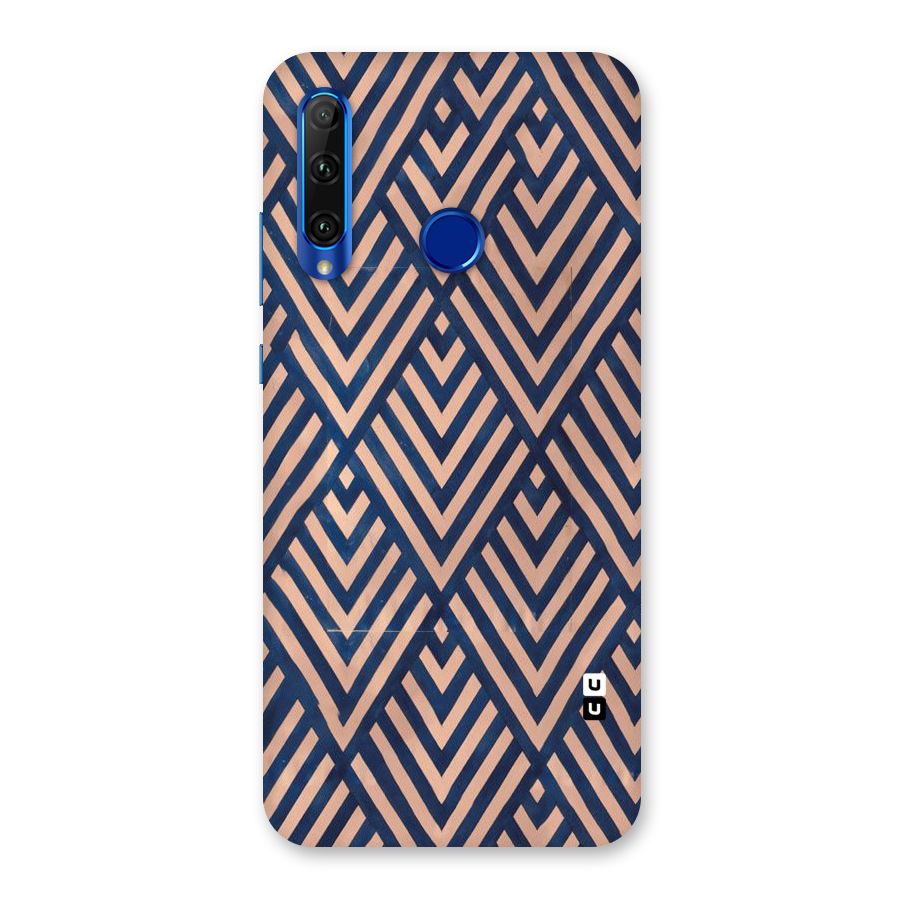 Blue Peach Back Case for Honor 20i