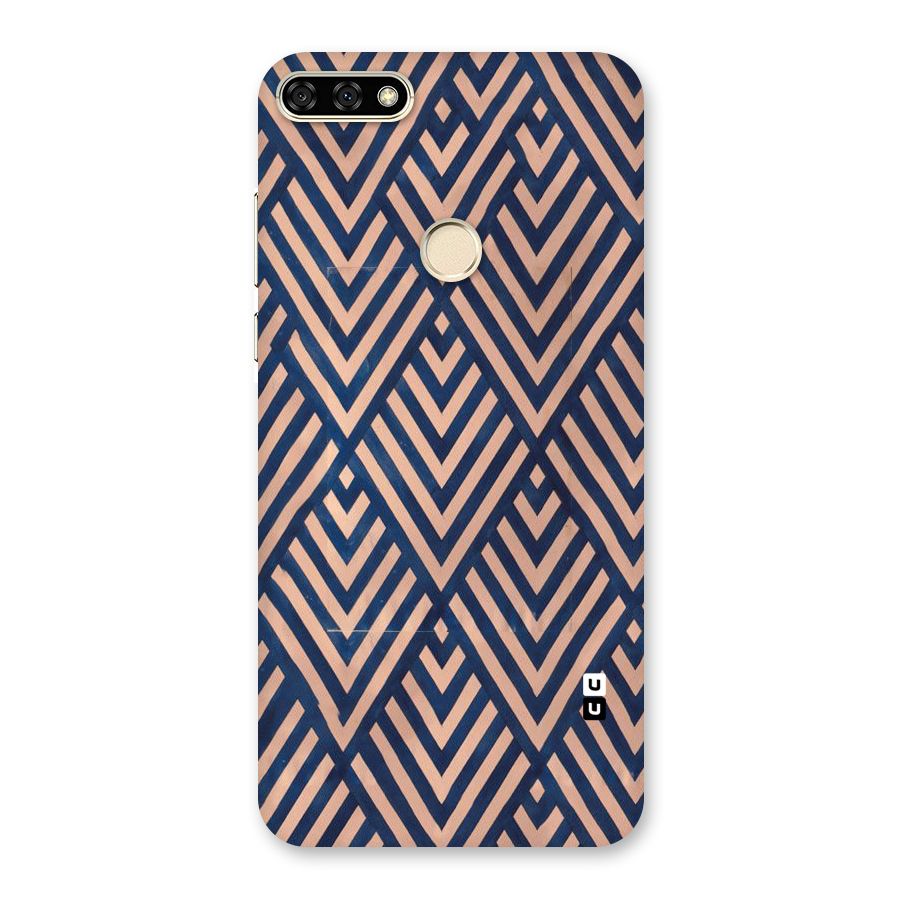 Blue Peach Back Case for Honor 7A