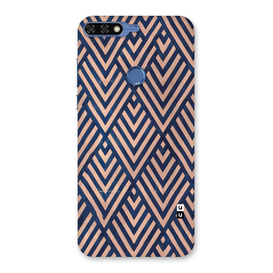 Blue Peach Back Case for Honor 7C