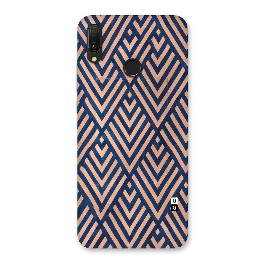 Blue Peach Back Case for Huawei Y9 (2019)