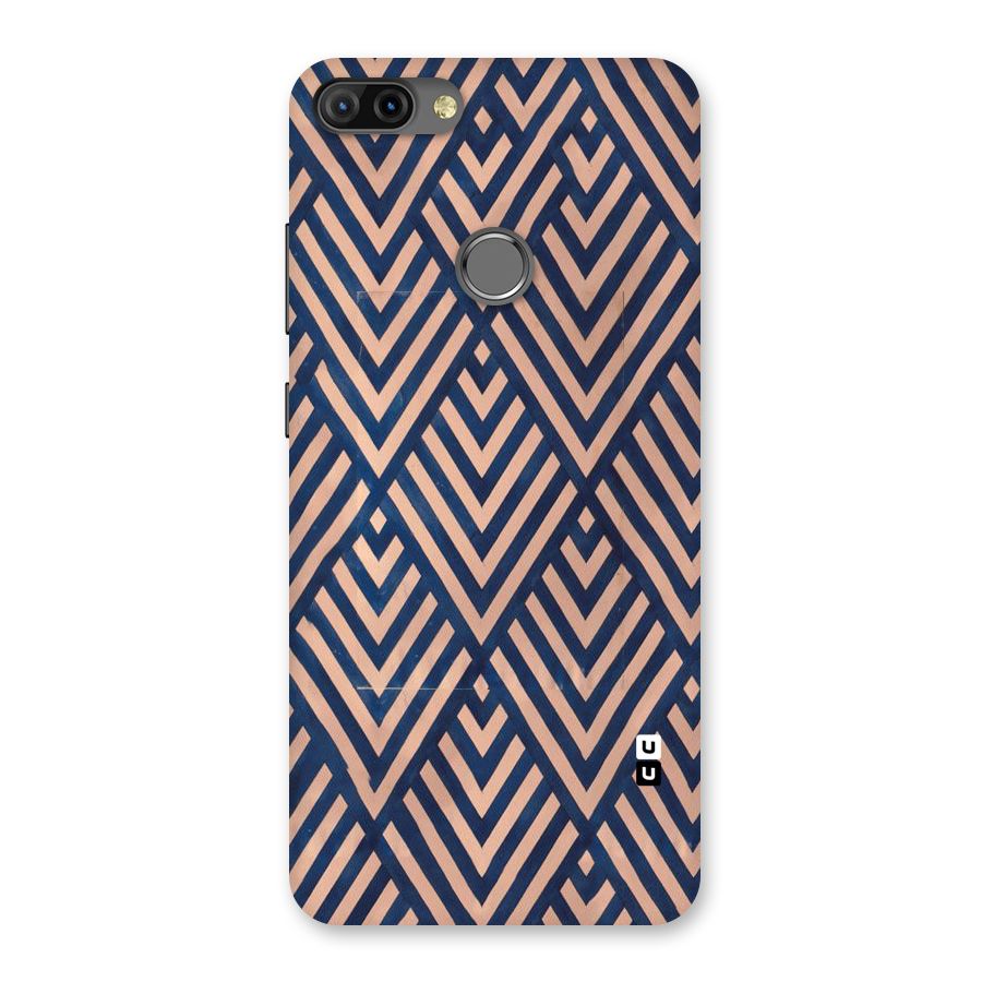 Blue Peach Back Case for Infinix Hot 6 Pro