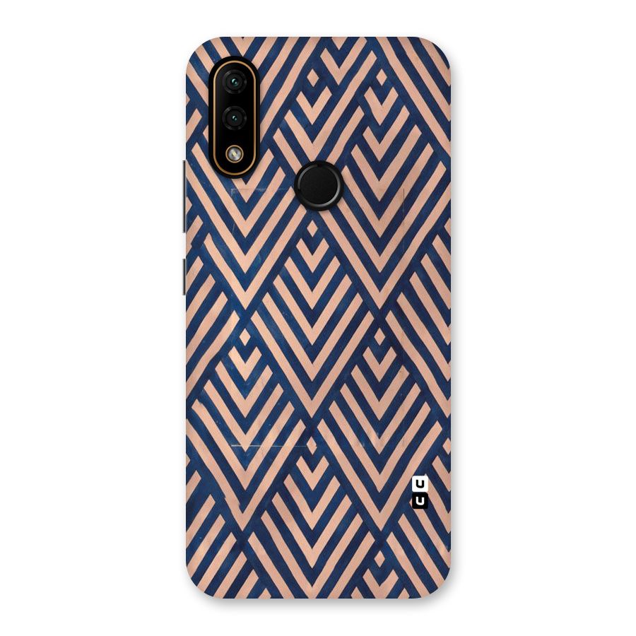 Blue Peach Back Case for Lenovo A6 Note