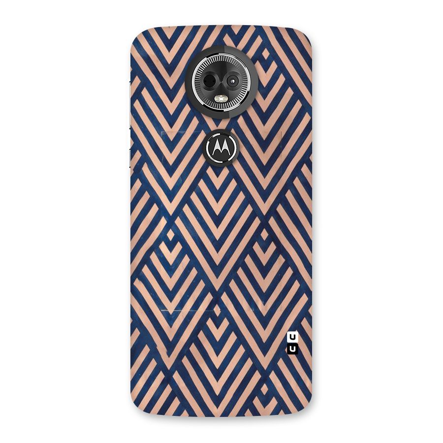 Blue Peach Back Case for Moto E5 Plus