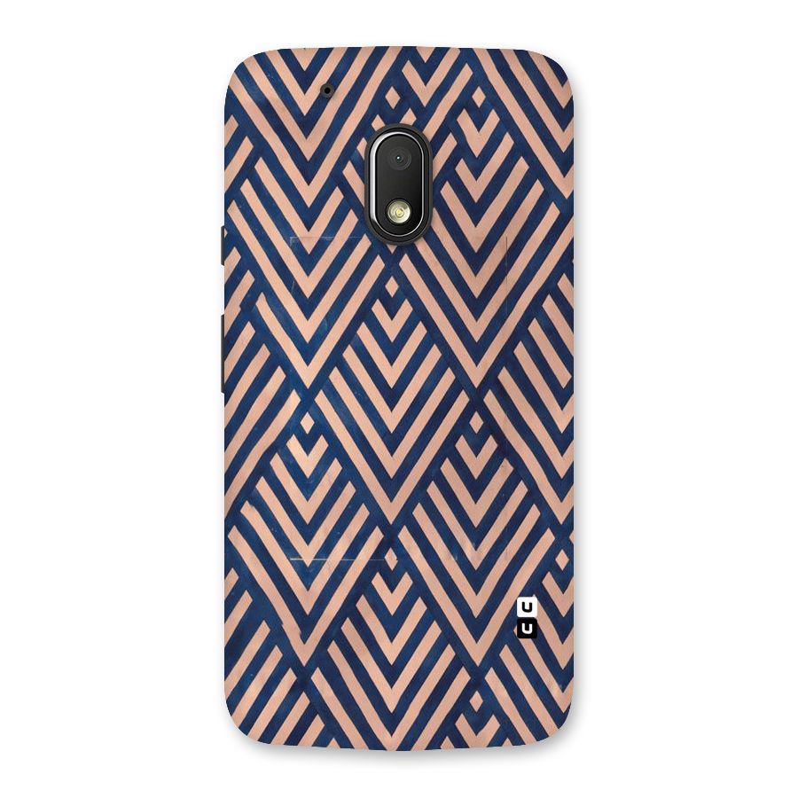 Blue Peach Back Case for Moto G4 Play