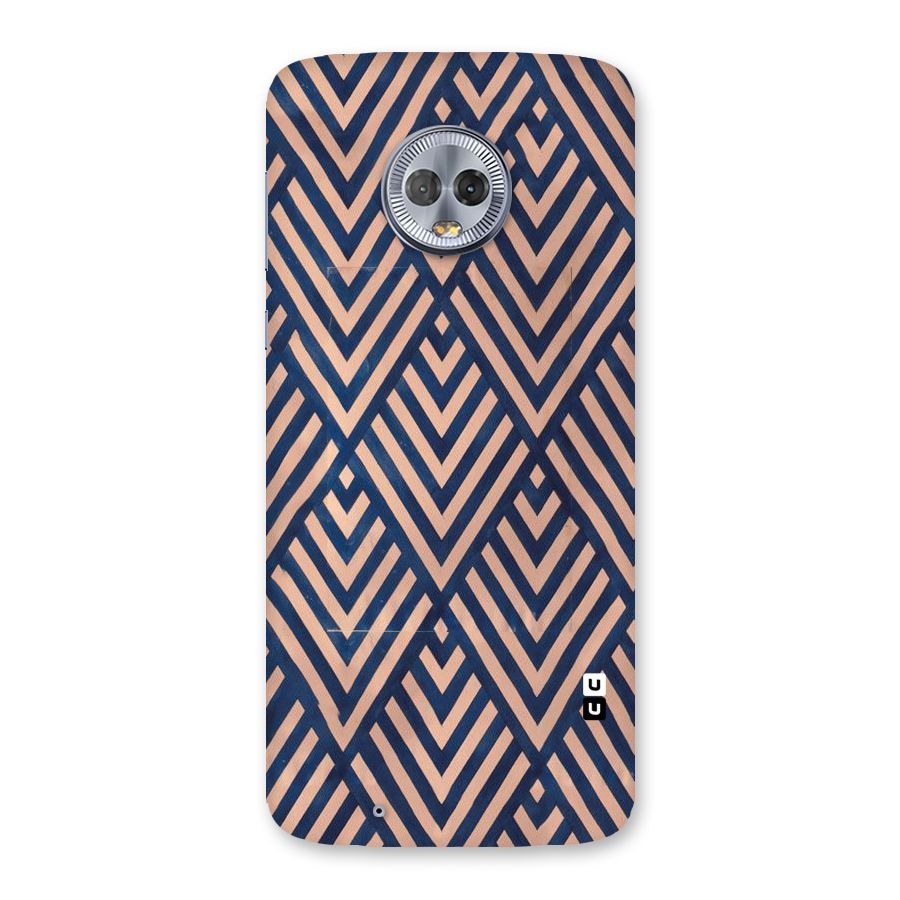Blue Peach Back Case for Moto G6