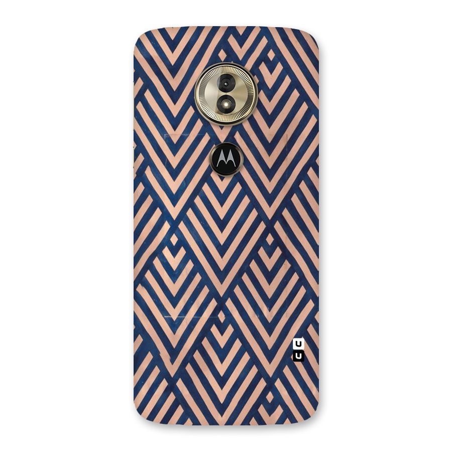 Blue Peach Back Case for Moto G6 Play