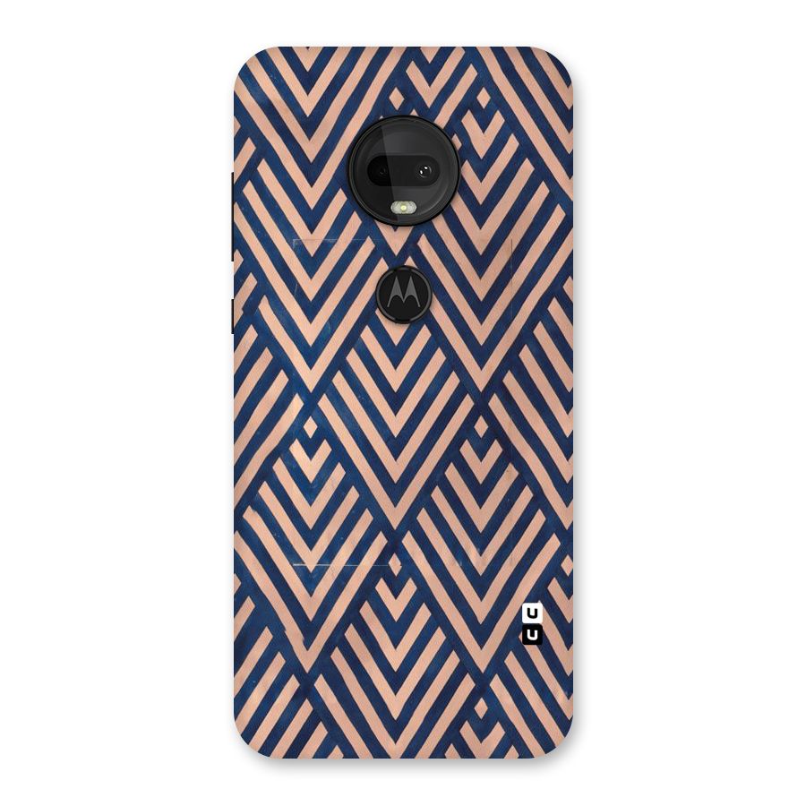 Blue Peach Back Case for Moto G7