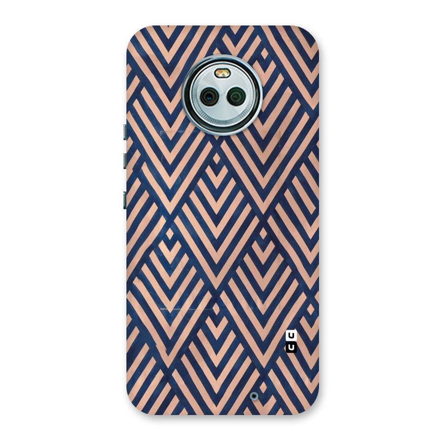 Blue Peach Back Case for Moto X4