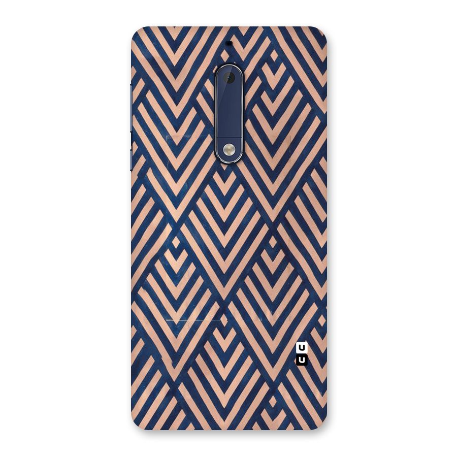 Blue Peach Back Case for Nokia 5