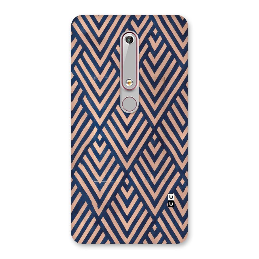 Blue Peach Back Case for Nokia 6.1