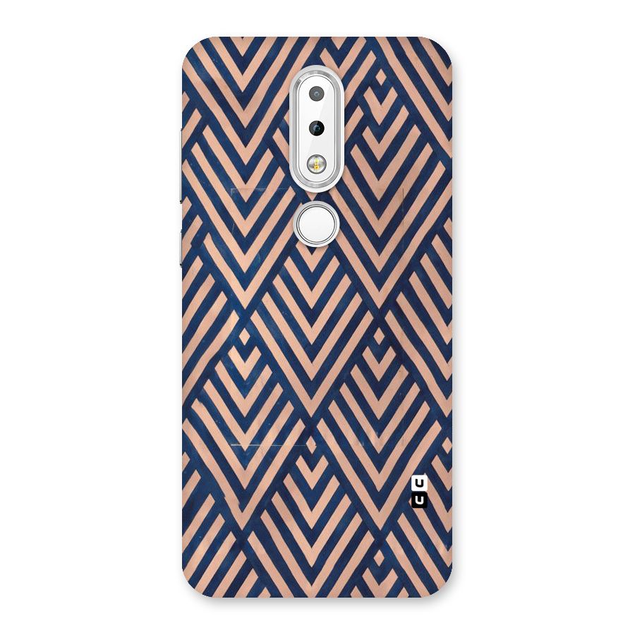 Blue Peach Back Case for Nokia 6.1 Plus