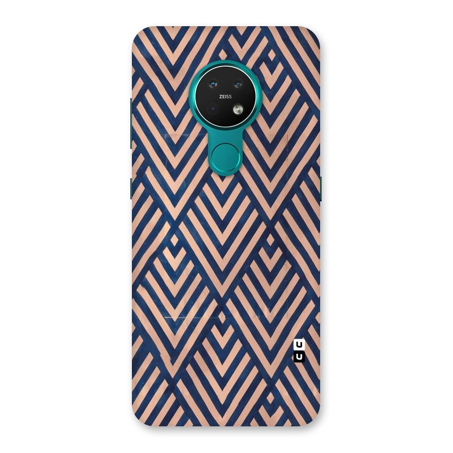 Blue Peach Back Case for Nokia 7.2
